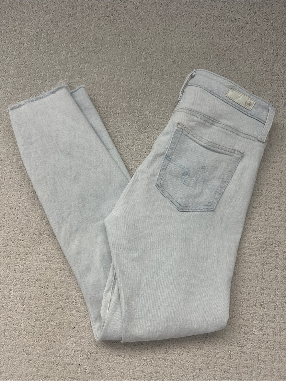 Women’s Light Wash boot crop Jeans — Slim High-Rise